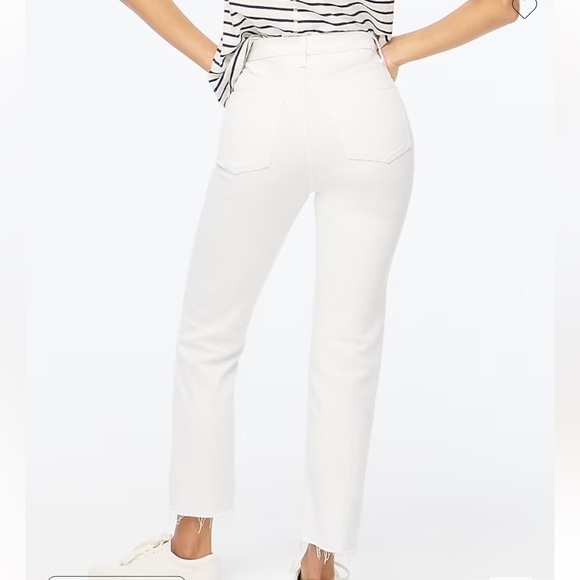 J. Crew Factory White stovepipe mid rise skinny jean in signature stretch+ 30 - Picture 4 of 9